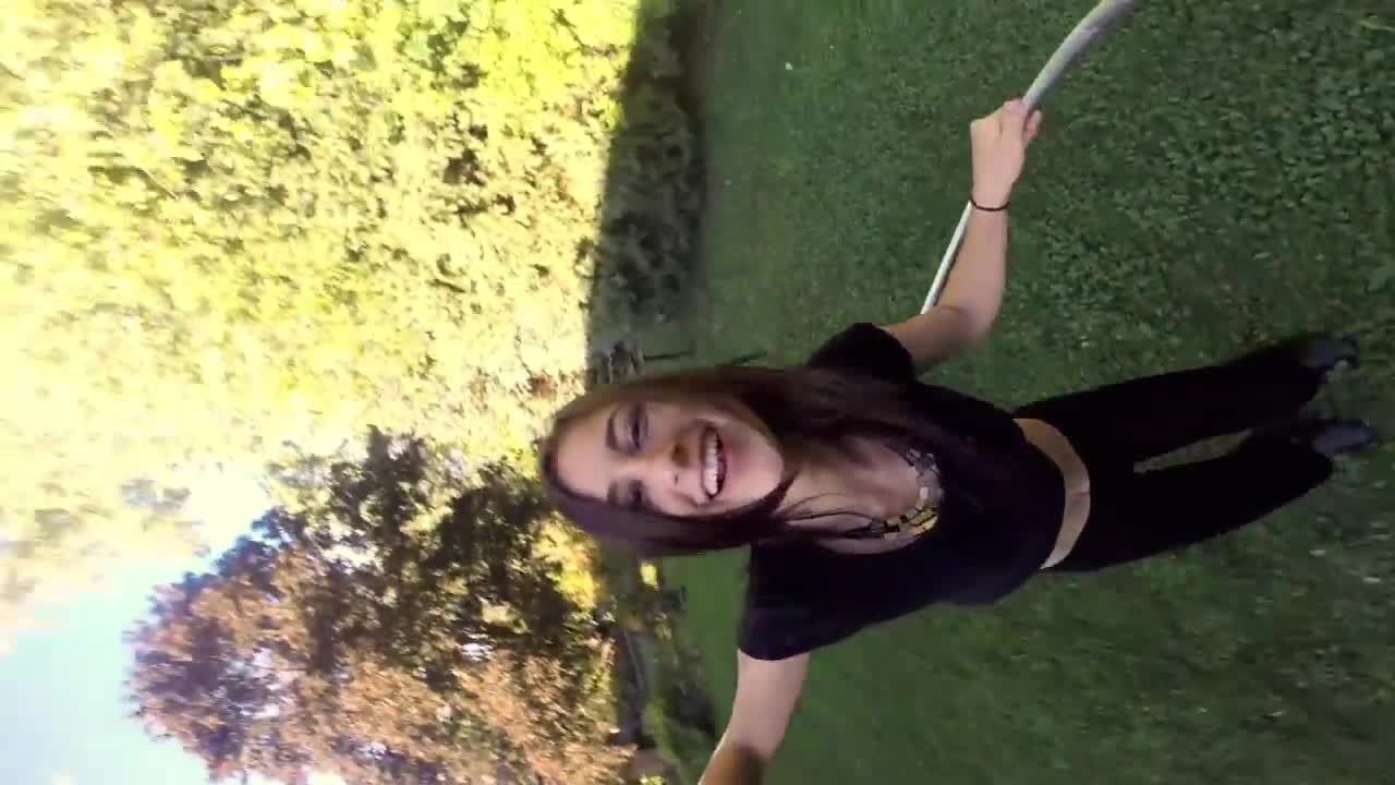 GoPro captures hypnotic hula hoop dance routine