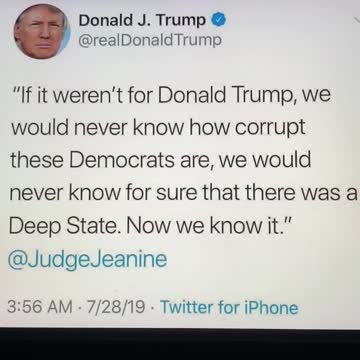 TRUMP❤️THE FIRST PRESIDENT TO EXPOSE THE DEEP STATE🇺🇸💙⭐️