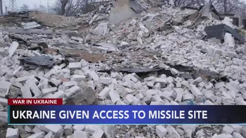 Ukraine given access to site of deadly missile explosion