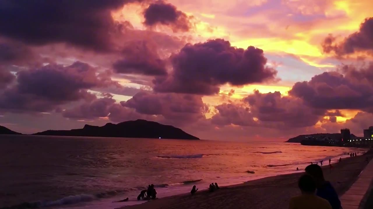 sea and sunset