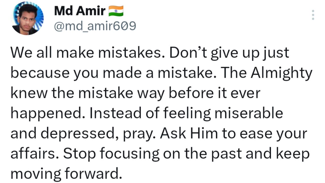 We All Make Mistakes #amir