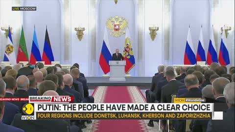 Breaking News: Putin formally annexes territories in Ukraine, in spite of global opposition | WION