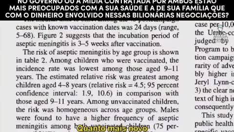 O que falam sobre as vacinas?