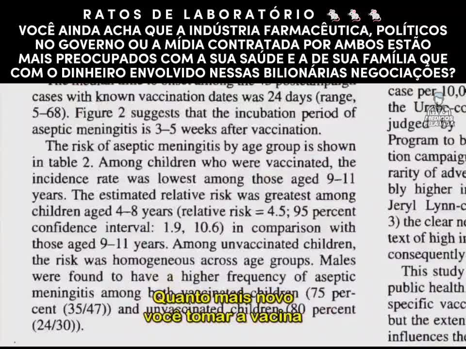 O que falam sobre as vacinas?