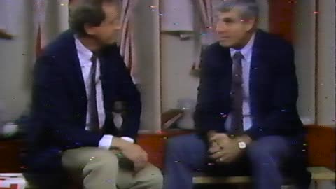 March 1987 - Bob Knight & Ken Beckley in Locker Room for HH Gregg