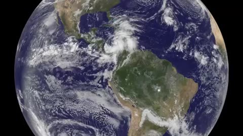 Satellite Sees Global View of Sandy's Life to Landfall