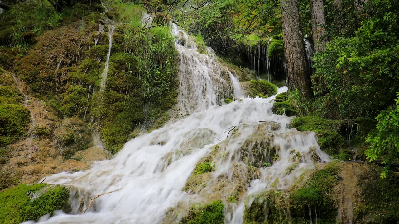 Waterfall Stream River 4k HD Video