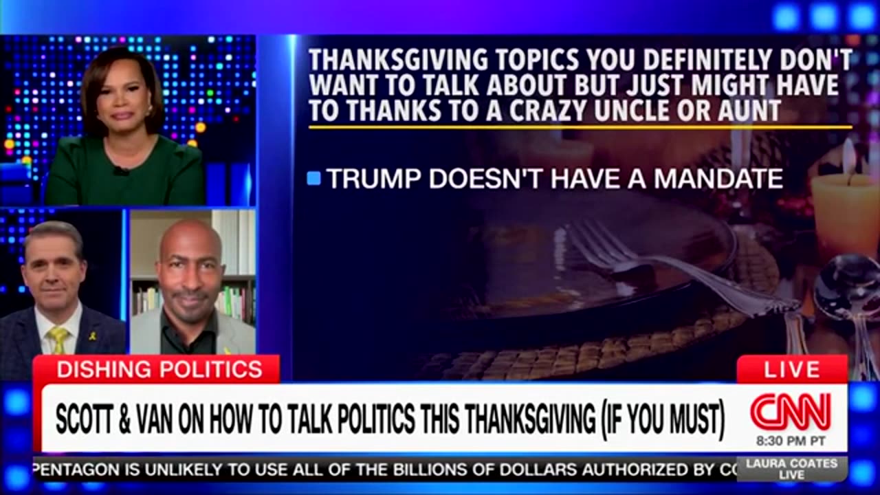 VAN JONES SAYS TRUMP ‘DID NOT GET POPULAR VOTE,’ HAS ‘NO MANDATE’