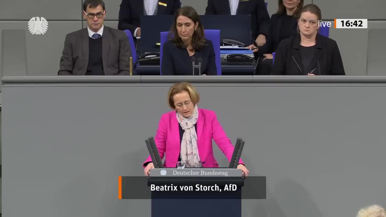 Beatrix von Storch rechnet mit den Klima-Spinnern ab! - AfD-Fraktion im Bundestag