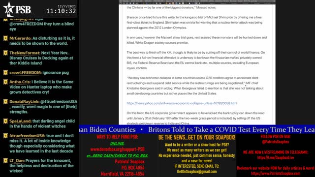 2021-12-07 11:00 EST - Connecting the Dots: with Dan Happel