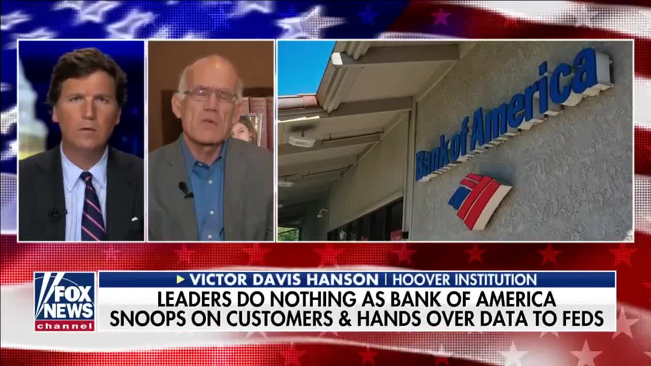 Tucker obtains proof Bank of America 'spied' on its customers
