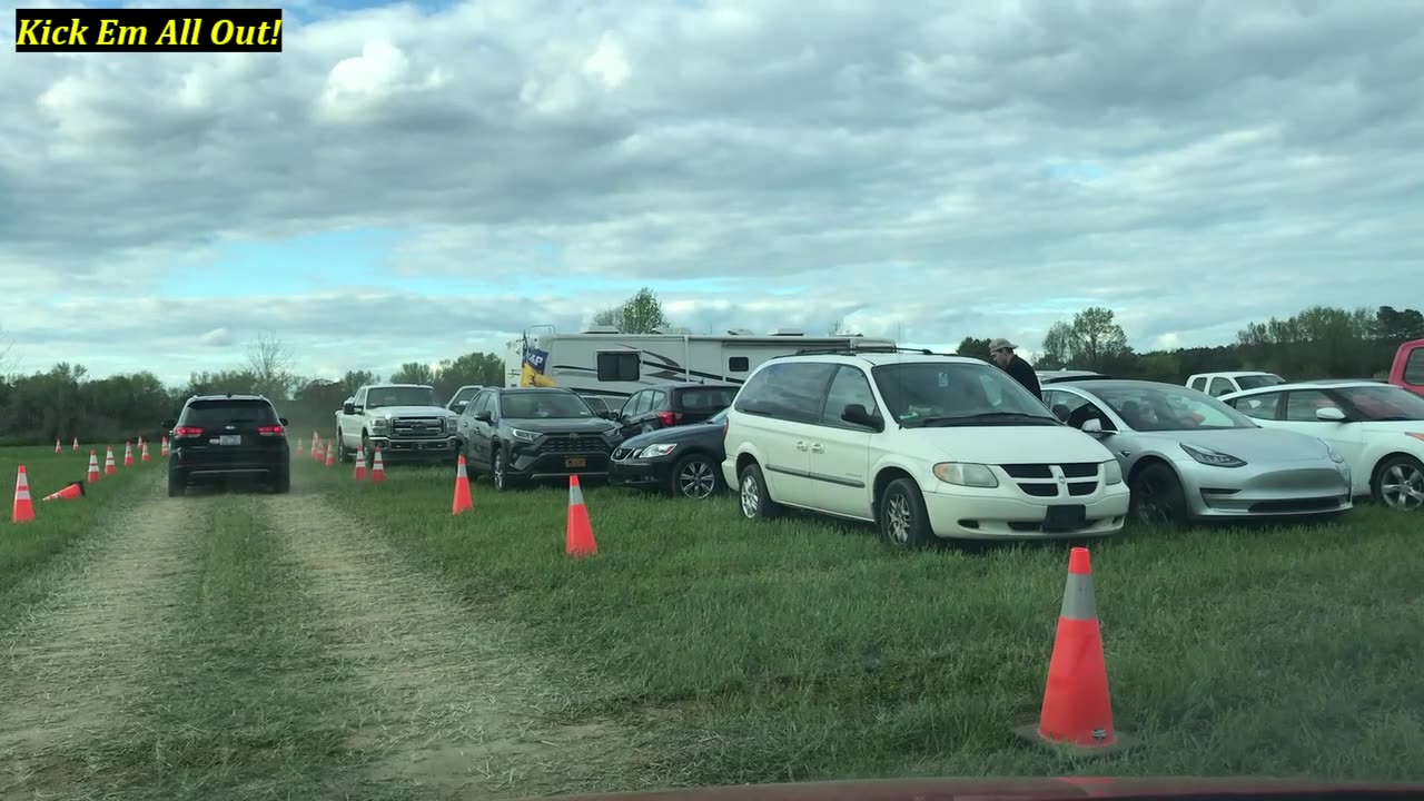 Arriving at a Trump Rally in Micro, NC - Population about 400 - 17,500 in Attendance