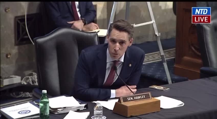 Sen. Josh Hawley Confronts Christopher Wray About His Inappropriate Actions