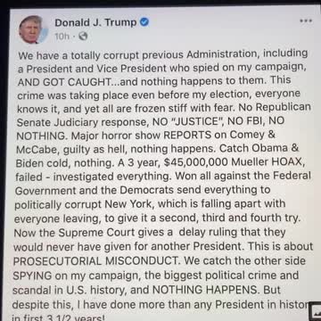 TRUMP WROTE ABOUT THE CRIMINAL REGIME IN 2020❤️🇺🇸💙🏛️💫