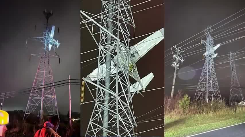 Marrero woman and pilot survive harrowing plane crash into power lines in Maryland