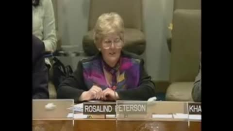 ROSALIND PETERSON - THE DANGERS OF CHEMTRAILS. SPEECH AT THE UNITED NATIONS FROM 2015.