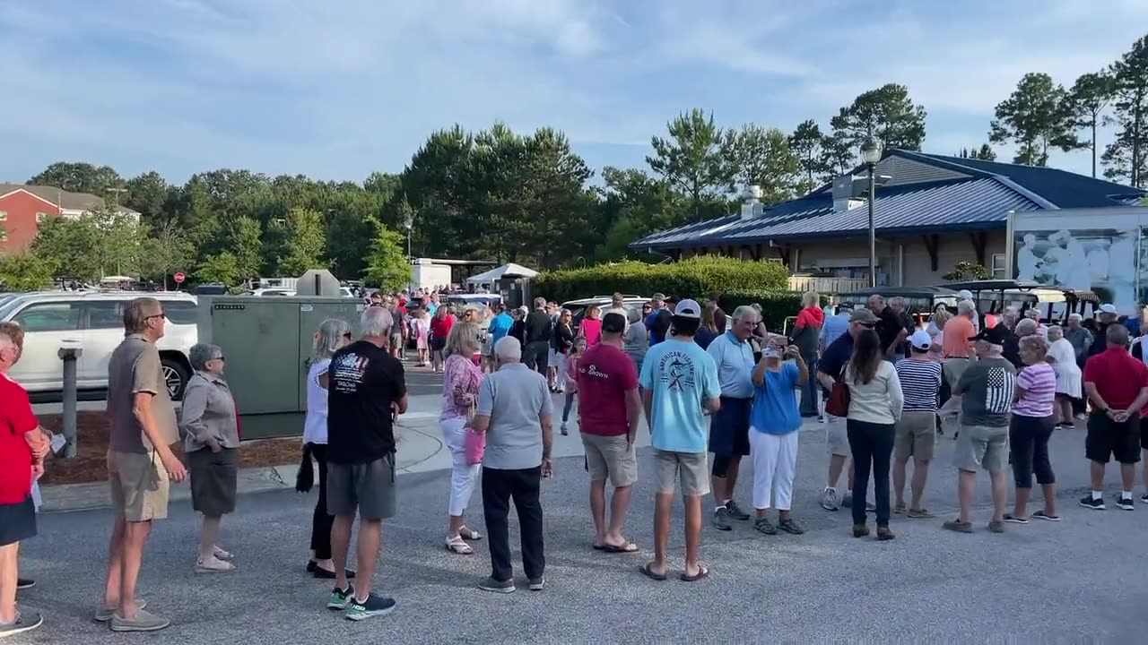 DeSantis Short LineUp in South Carolina Rally 6/2/2023...10's of people...