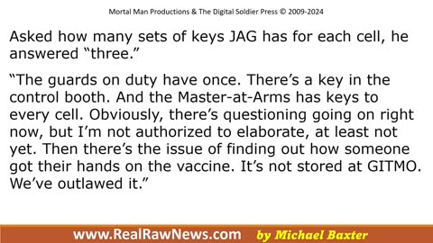 More Vigilante Justice at GITMO CDC Detainee Killed Via Vaccine Overdose in her cell