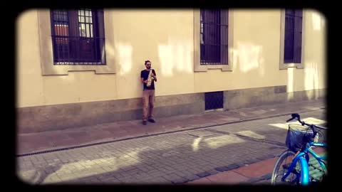 Saxophonist, Ciudad Vieja, Montevideo
