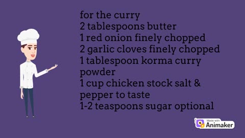 Ramadan chicken korma/qorma