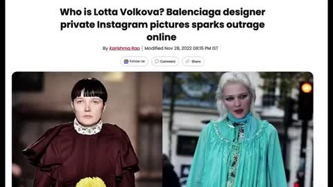 BANNED ON YOUTUBE - BALENCIAGA EXPOSED! - LOTTA VOLKOVA