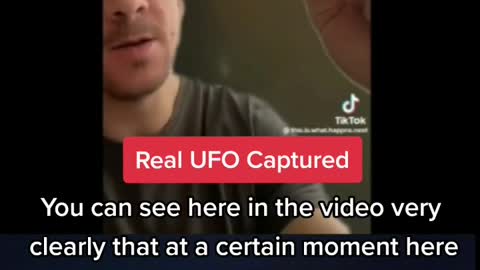 UFO captured Live
