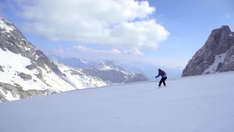Skiing in Slow Motion