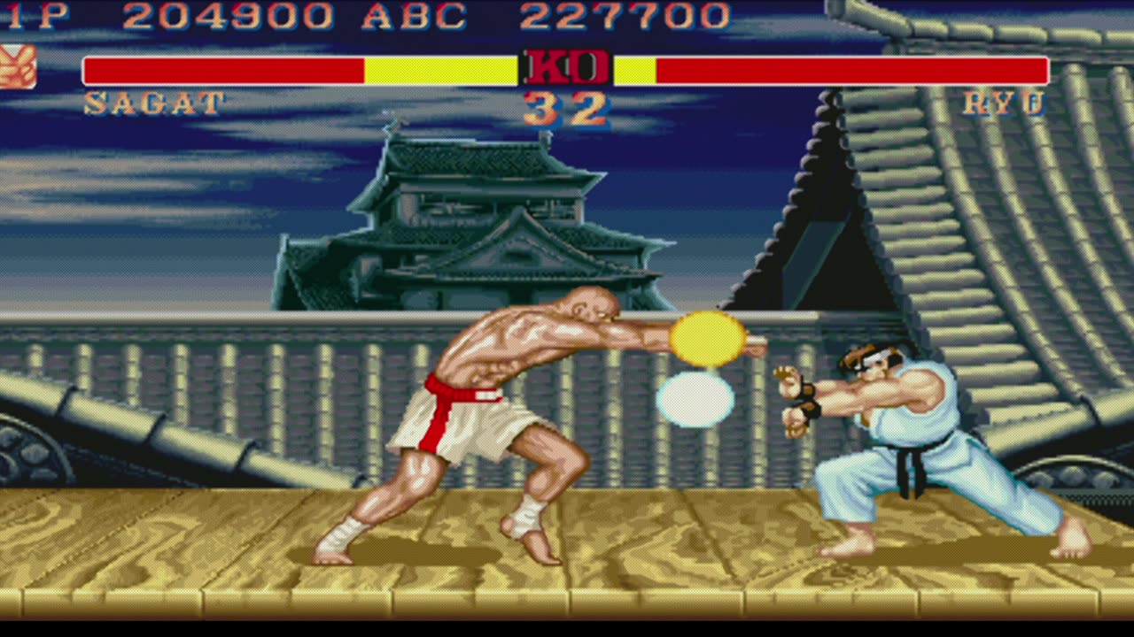 Sagat vs Ryu