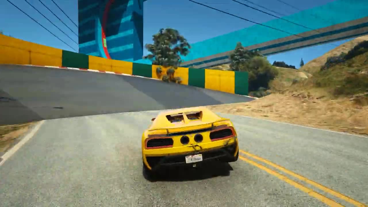 New gameplay of gta 5/ Stunts video of gta 5