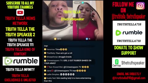 TRINA B READS LADYBEE FOR STRAIGHT FILTH FOR 2ND DAY IN A ROW! STRAIGHT DRAG