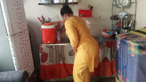 Simple girl village life vlog, girl life, daily Routeen work, girl, home