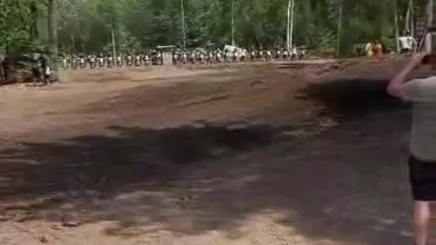 Motocross crash