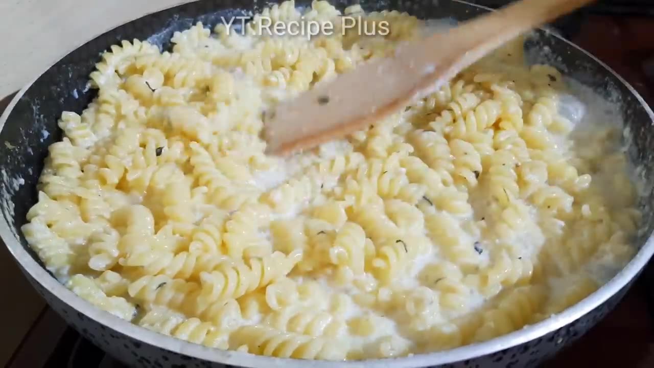 Pasta with milk recipe