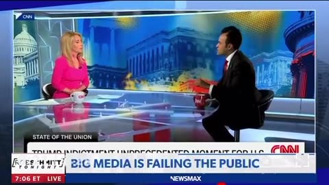 Vivek Ramaswamy schools Dana bash at CNN about what the role is for the press in America.