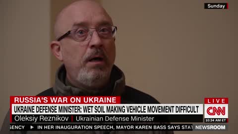 Ukraine Defense Minister speaks with CNN ahead of missile attack