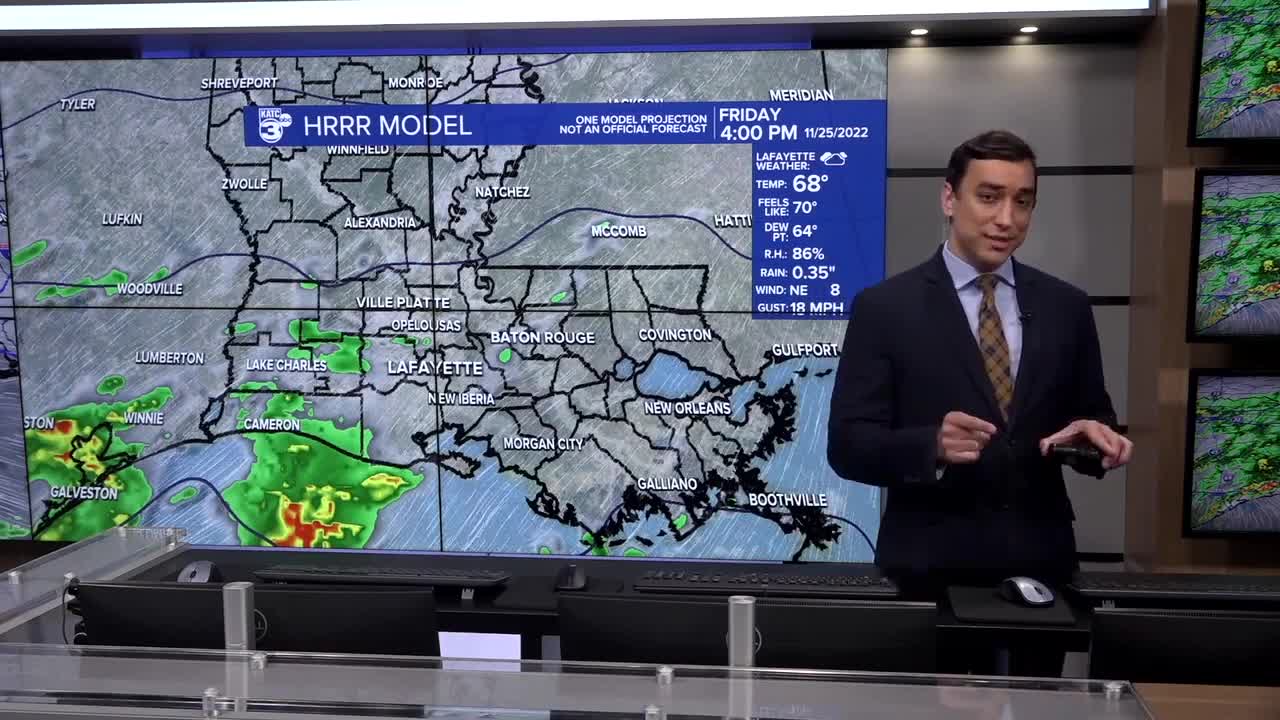 Bradley's Weather Forecast Part 1 10pm 11-24-22