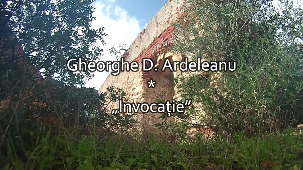 Gheorghe D. Ardeleanu - Invocație