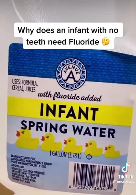 Why does a baby with no teeth need fluoride?