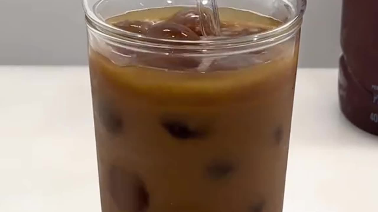 Cold brew ice spheres ASMR Filling