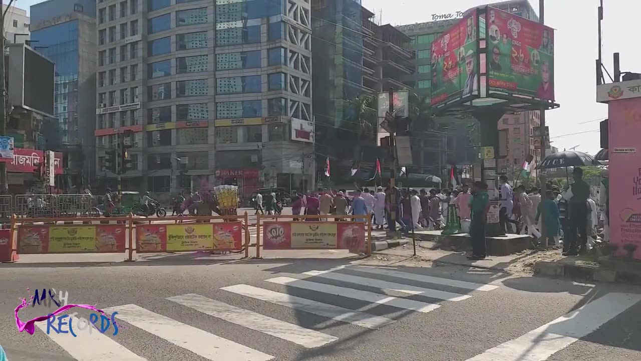 Procession in support of Palestinians in Bangladesh