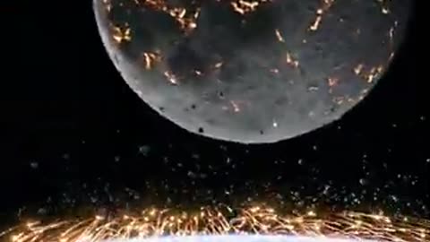 Moon to earth 🌎