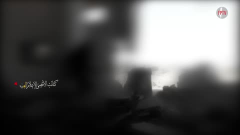 Al-Aqsa Martyrs Brigades striking a cluster of Zionist enemy soldiers and vehicles near the Jabalia Services Club, northern Gaza Strip, occupied Palestine, 22 Nov 2024