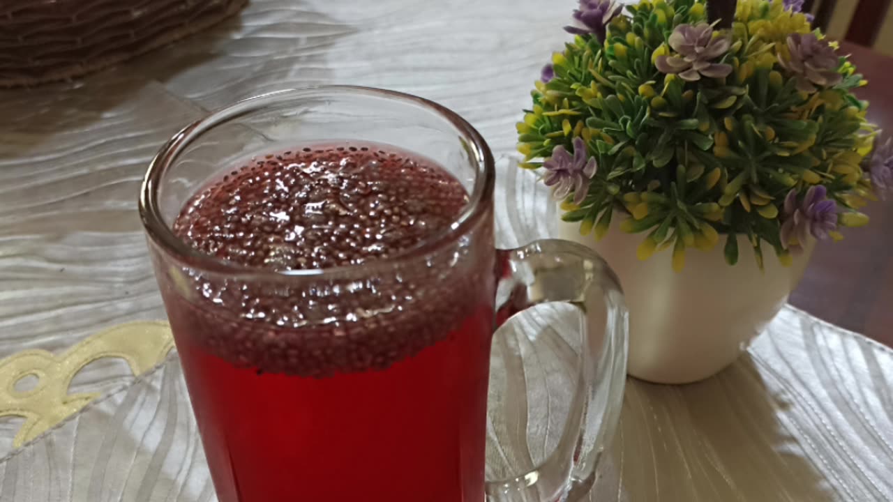 Chia Seeds Summer Drink