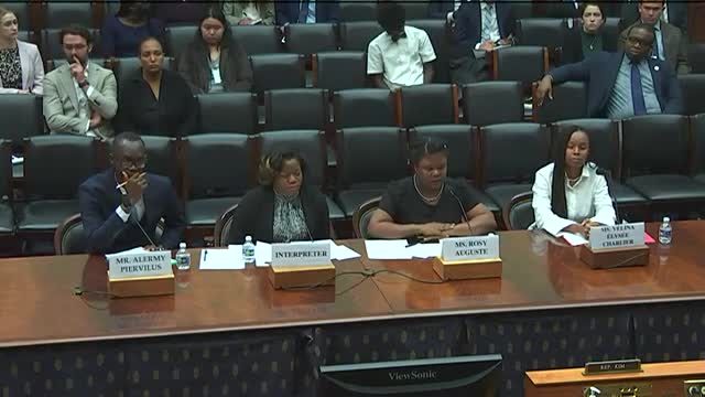 House Foreign Affairs Committee: Haiti at the Crossroads: Civil Society Responses for a Haitian-led Solution