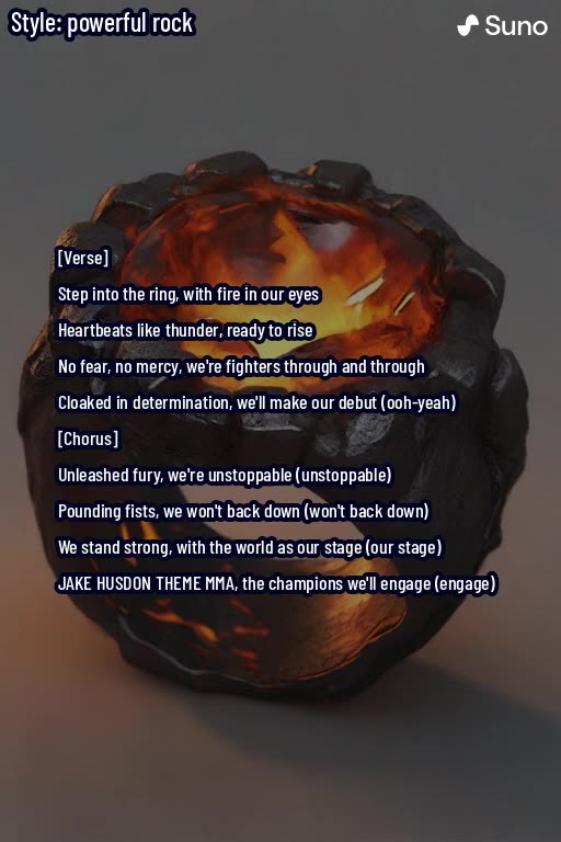 Unleashed Fury AI SONG