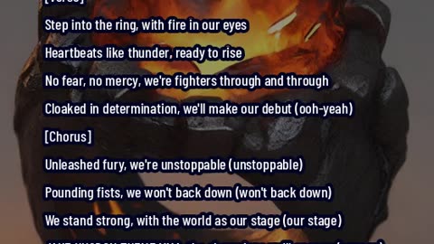 Unleashed Fury AI SONG