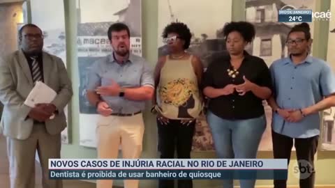 Vídeos registram novos casos de racismo no Rio de Janeiro | SBT Brasil (19/10/22)