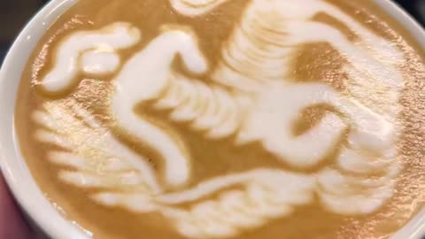 Sagittarius Latte Art Tutorial