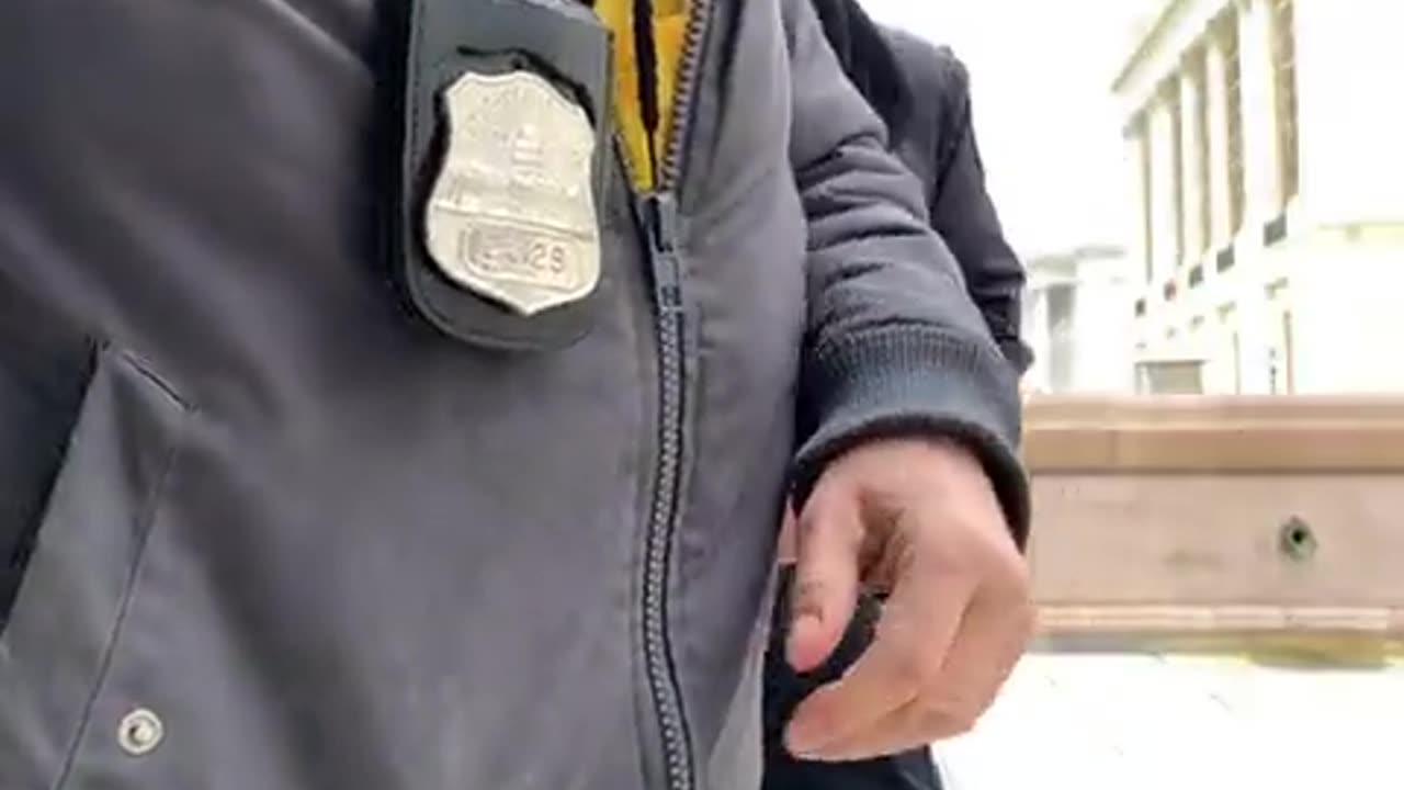 Cell Phone video from Capitol PD- "we go in undercover as antifa'