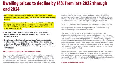 House Prices to Fall by 10–14% in 2023 Australia